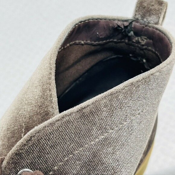 Indigo Rd. Womens Velvet Lace-Up Ankle Boots Size 6M Brown - Picture 10 of 12